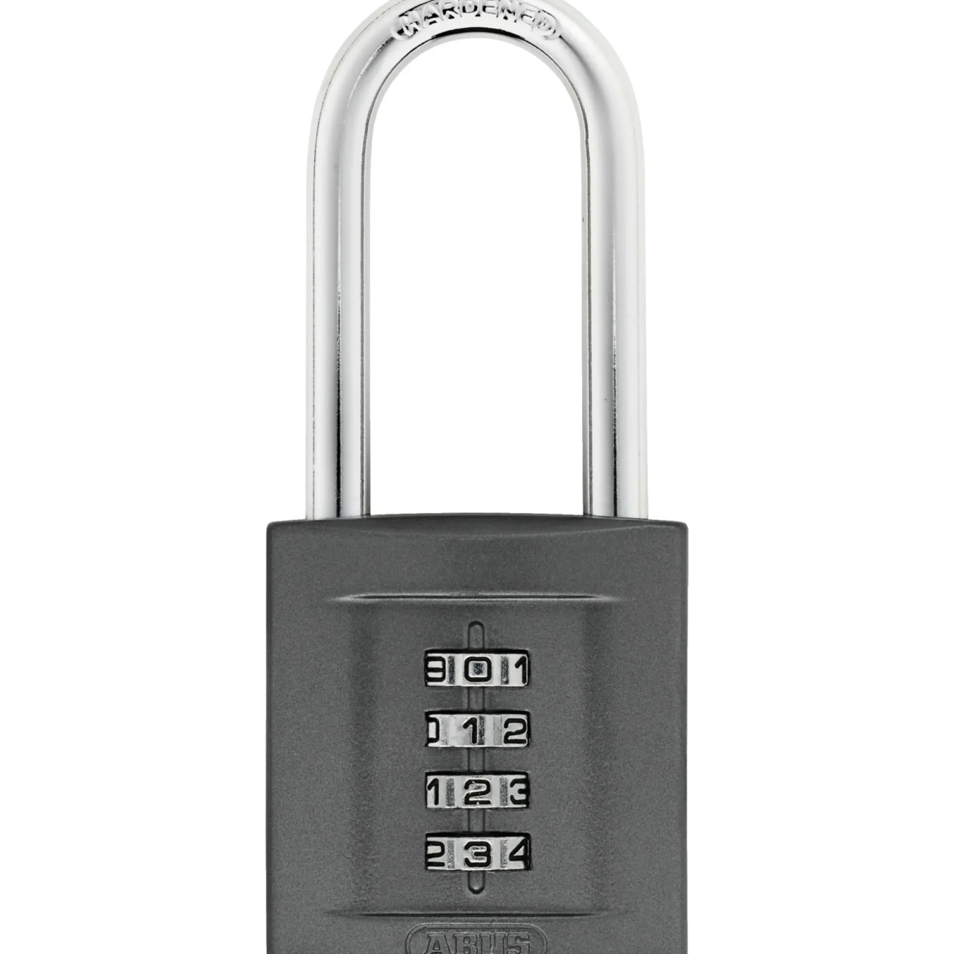 ABUS KODEHÆNGELÅS 158/50 HB50 HÆNGELÅS 121X52X57 MM GRÅ 1 STK