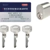ABUS NX21 N1L457-2 CYLINDERRING NIKKEL SÆT