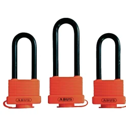 ABUS TRAILERSÆT M. 3 STK., 70IB HÆNGELÅS 2 STK. 45 MM/1 STK. 50 MM ORANGE 3 STK