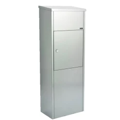 ALLUX 600 INKL. CYLINDERLÅS PAKKEPOSTKASSE GALVANISERET