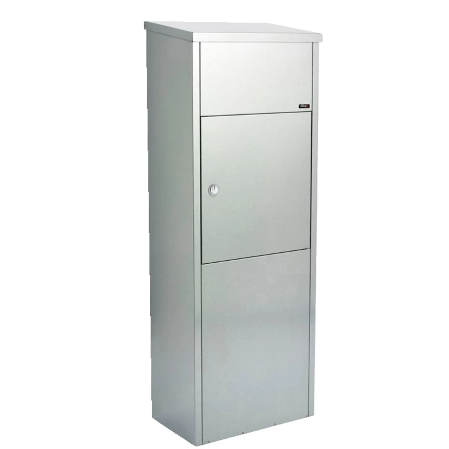 ALLUX 600 INKL. CYLINDERLÅS PAKKEPOSTKASSE GALVANISERET