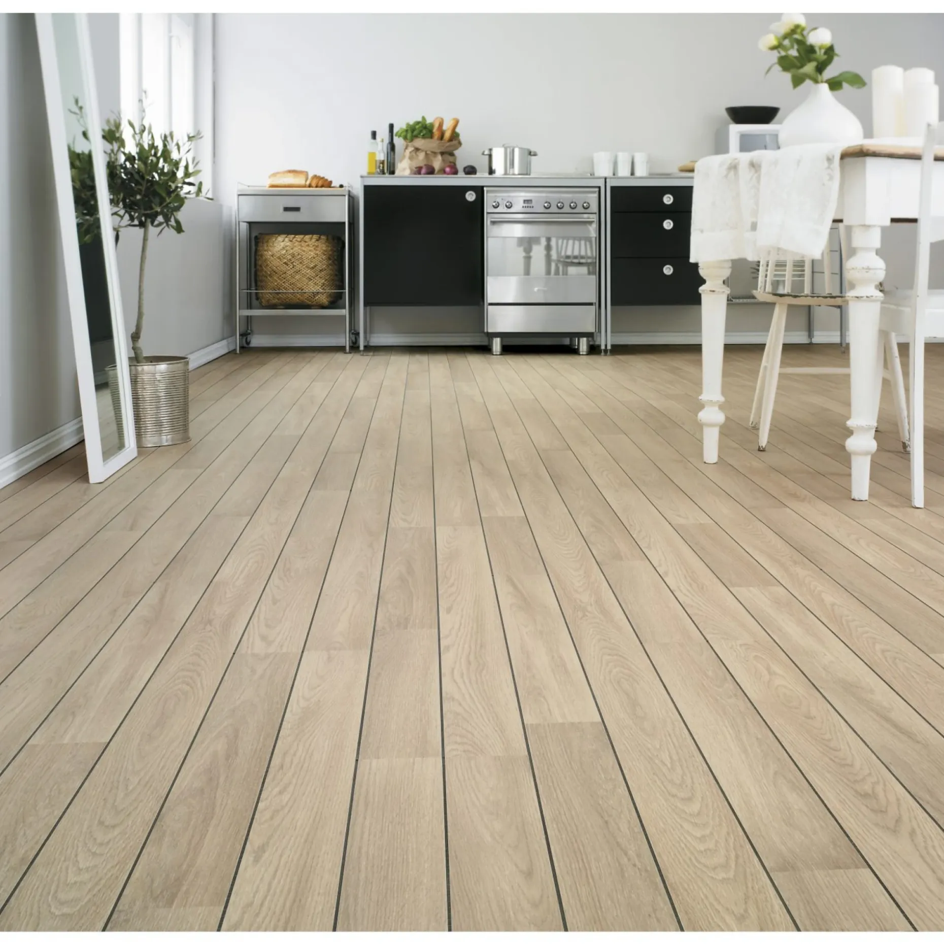 BERRYALLOC ORIGINAL LAMINATGULV EG HVID SKIBSLOOK