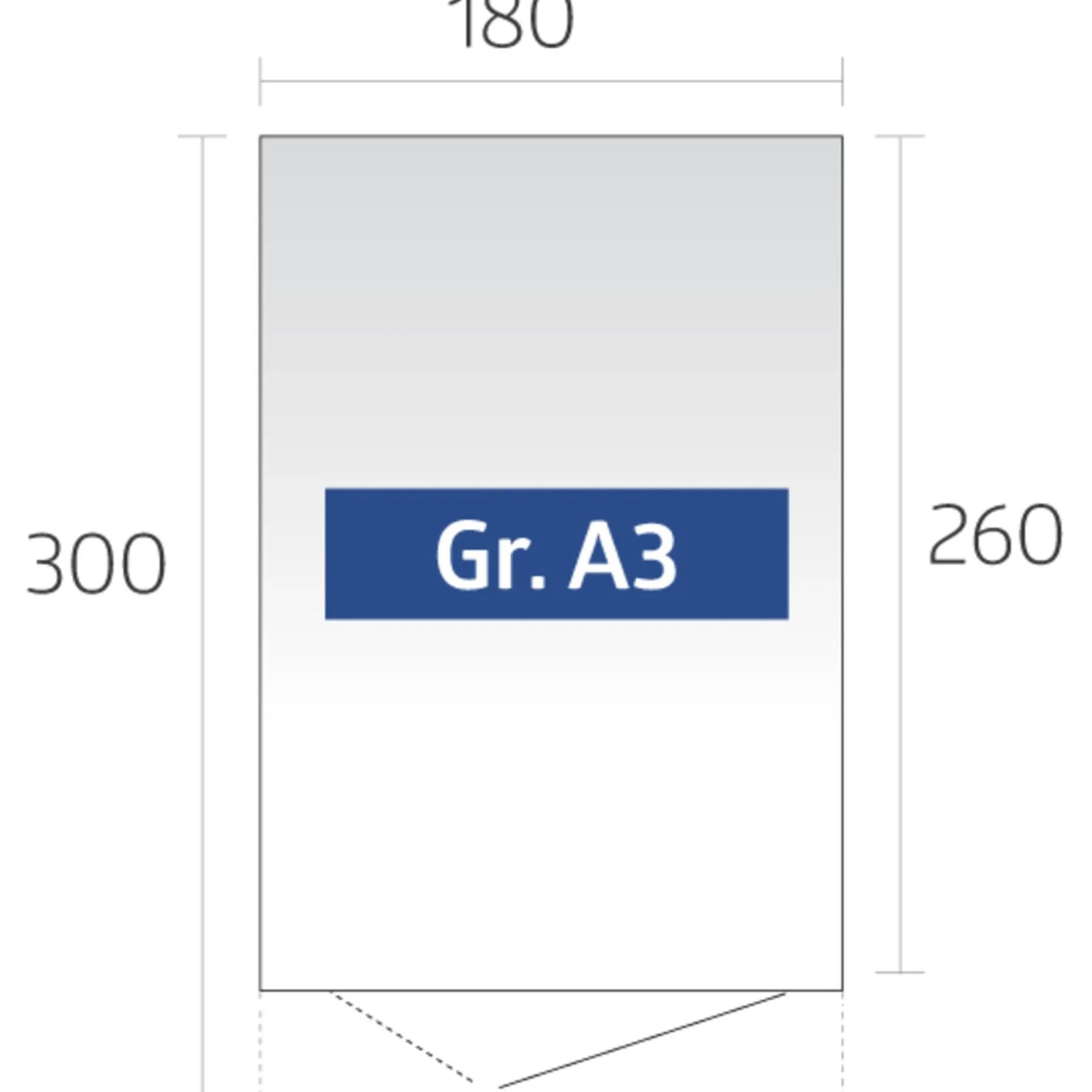 BIOHORT AVANTGARDE A3 REDSKABSRUM SØLV METALLIC 5,4 M²