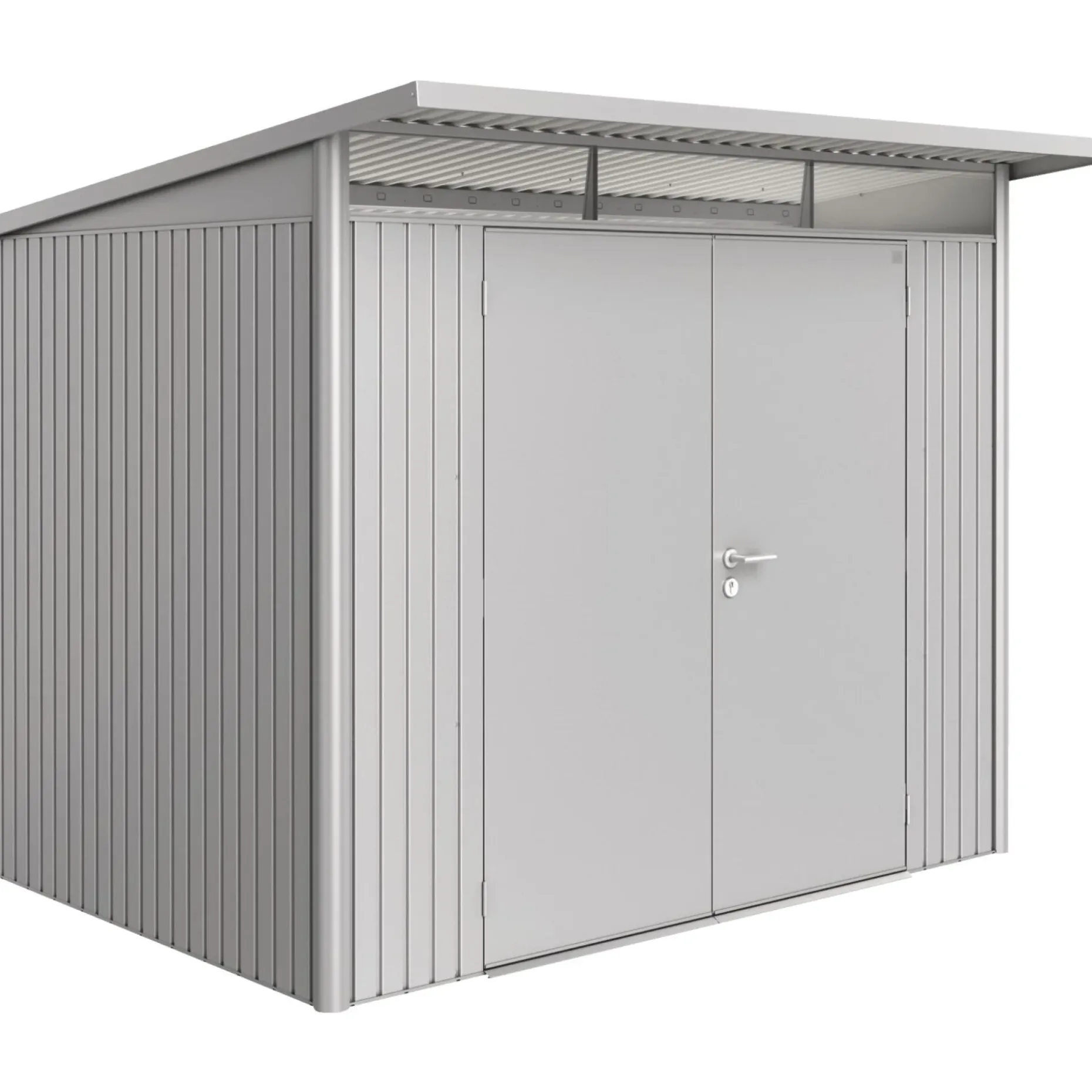 BIOHORT AVANTGARDE A5 REDSKABSRUM SØLV METALLIC 5,72 M2