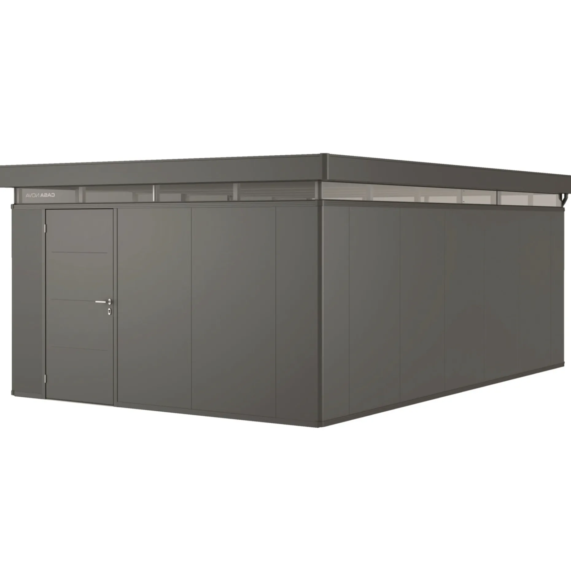 BIOHORT CASANOVA CASANOVA REDSKABSRUM MØRKEGRÅ METALLIC 27,09 M2