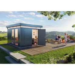 BIOHORT CASANOVA CASANOVA REDSKABSRUM MØRKEGRÅ METALLIC 18,49 M2