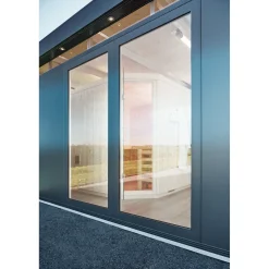BIOHORT CASANOVA MØRKEGRÅ METALLIC GLASELEMENT GLAS