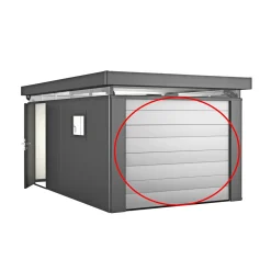BIOHORT CASANOVA UDEN MOTOR GARAGEPORT SØLV METALLIC
