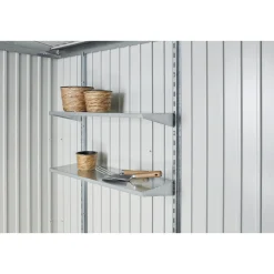 BIOHORT HIGHLINE H3 REDSKABSRUM MØRKEGRÅ METALLIC 6,46 M2
