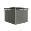 BIOHORT HIGHLINE H5 REDSKABSRUM KVARTSGRÅ METALLIC 8,66 M2