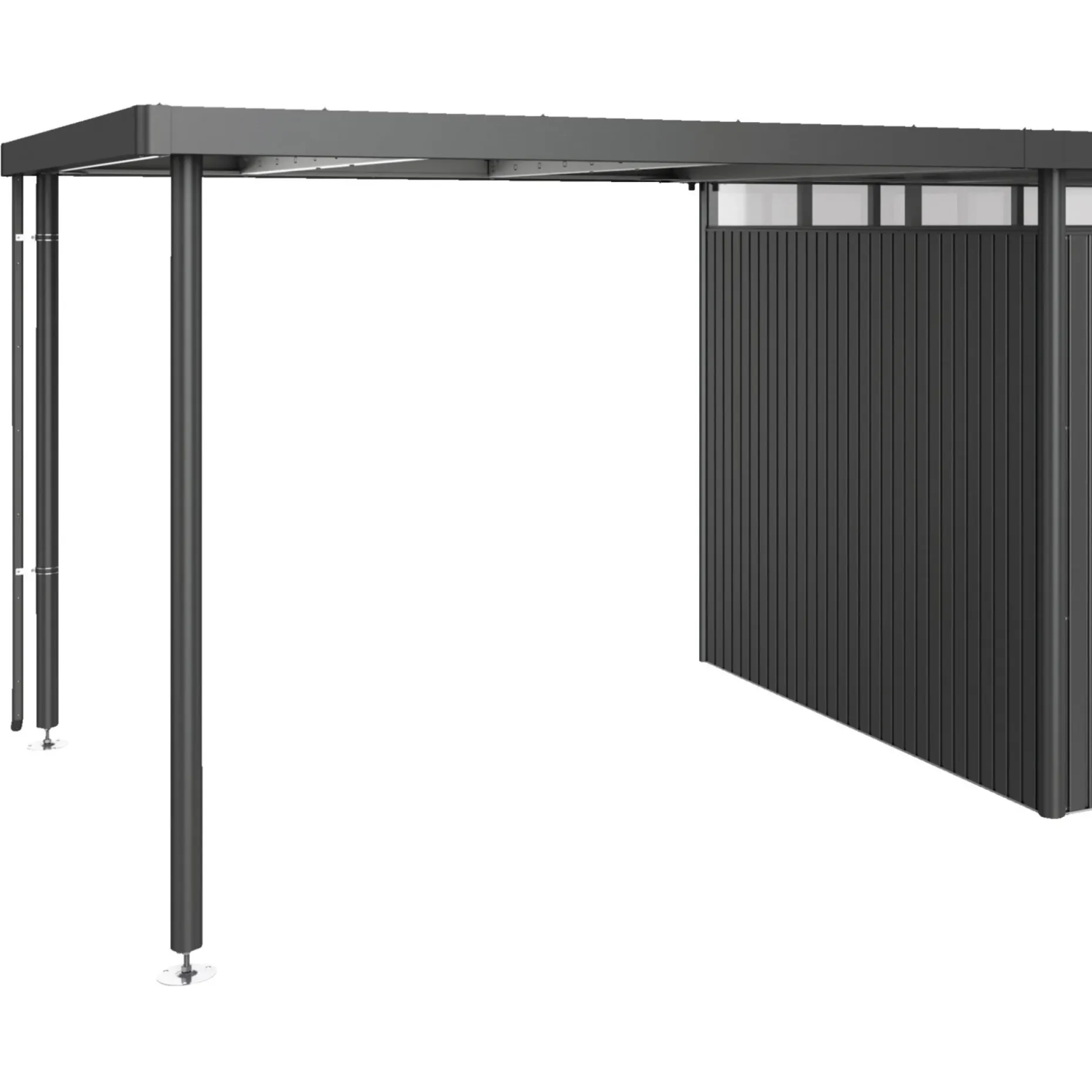 BIOHORT HIGHLINE H4 SIDETAG MØRKEGRÅ METALLIC