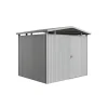 BIOHORT PANORAMA P3 REDSKABSRUM SØLV METALLIC 6,5 M2