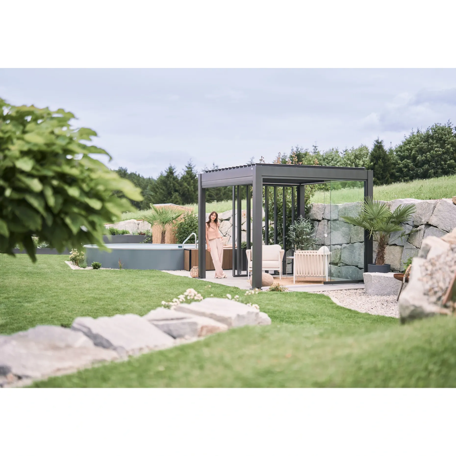 BIOHORT PERGOLA 3.12 X 3.12 M