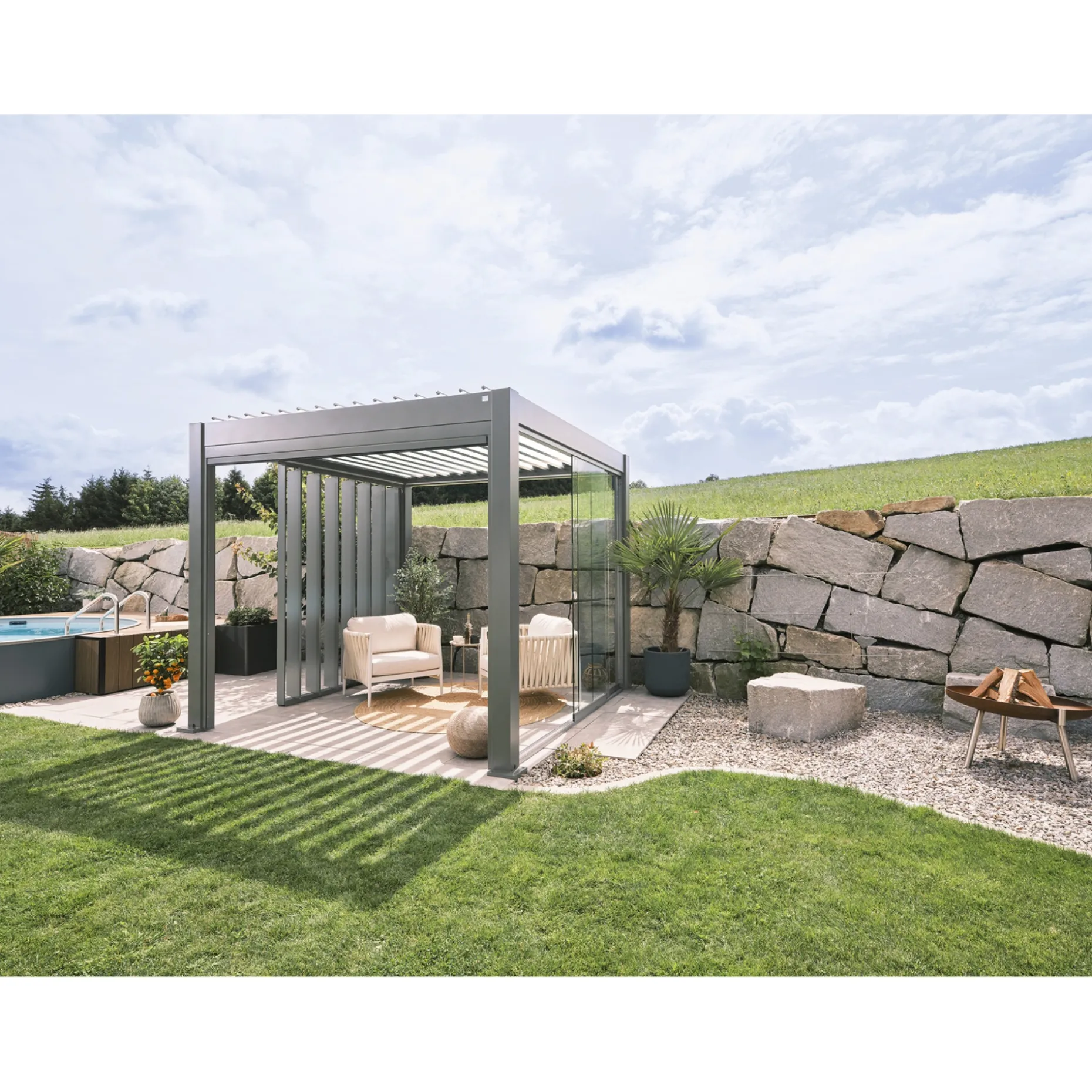 BIOHORT PERGOLA 3.12 X 3.12 M