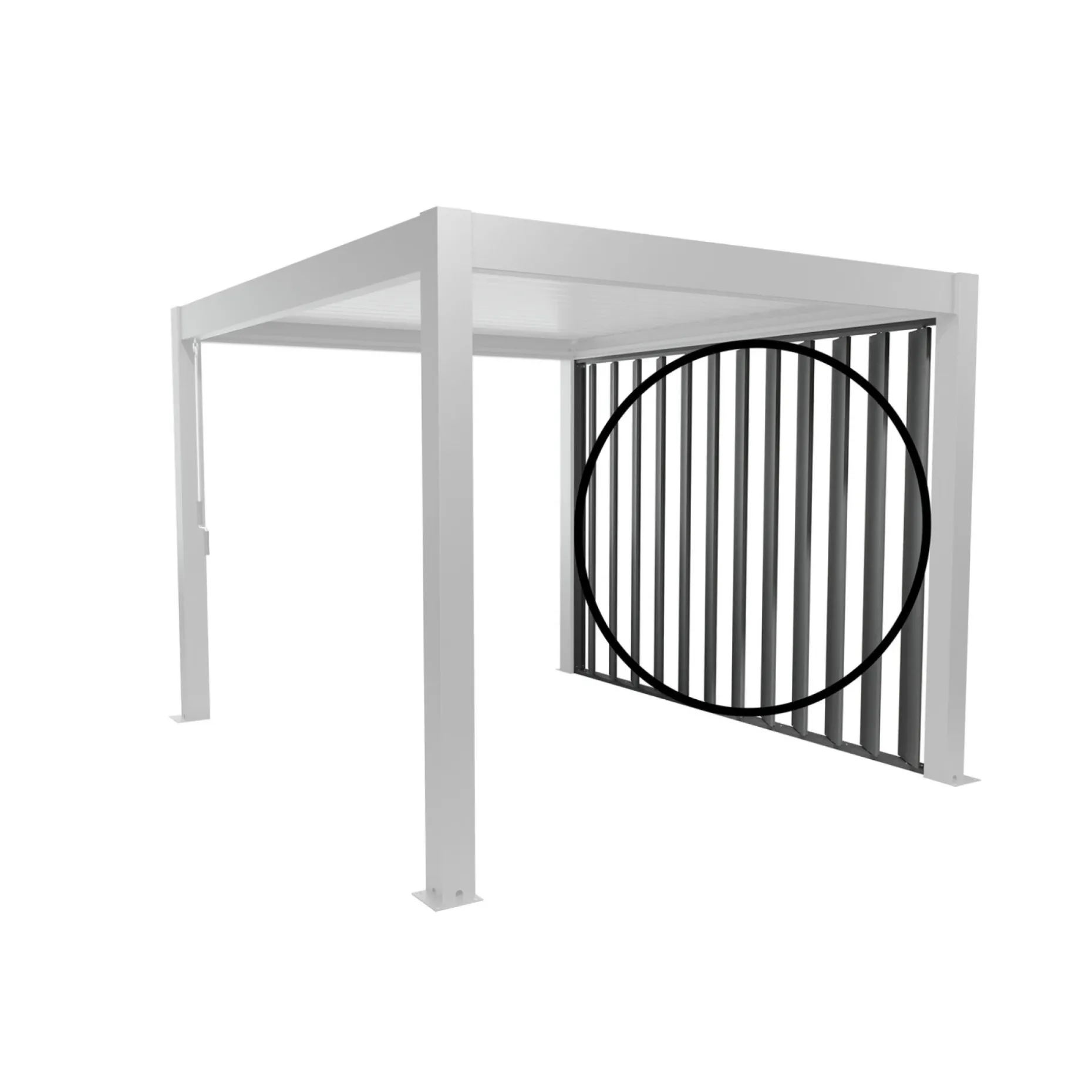 BIOHORT SIDEVÆG PERGOLA 2.35 X 3.27 M