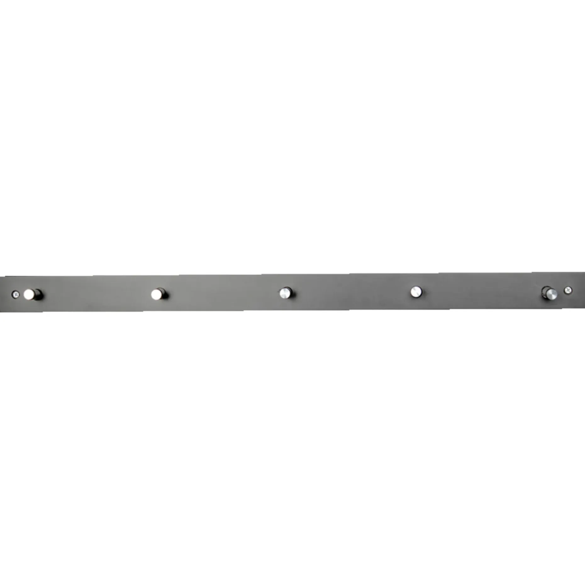 BOLIGINTERIØR KNAGERÆKKE SORT/KROM 4.50 X 1.80 X 70 CM