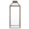 BOLIGINTERIØR LANTERNE H 35 CM ANTIK MESSING LOOK