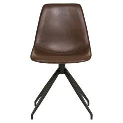 BOLIGINTERIØR LEA SPISESTOL BRUN/SORT 86 X 48 X 56 CM