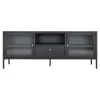 BOLIGINTERIØR NELA TV-BÆNK SORT 60 X 160 X 35 CM