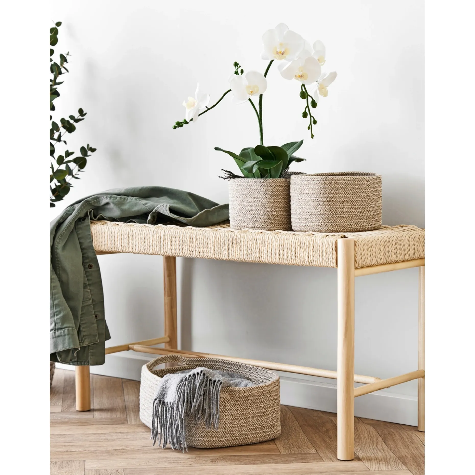 BOLIGINTERIØR NOVA BÆNK POPPEL 35 X 80 CM