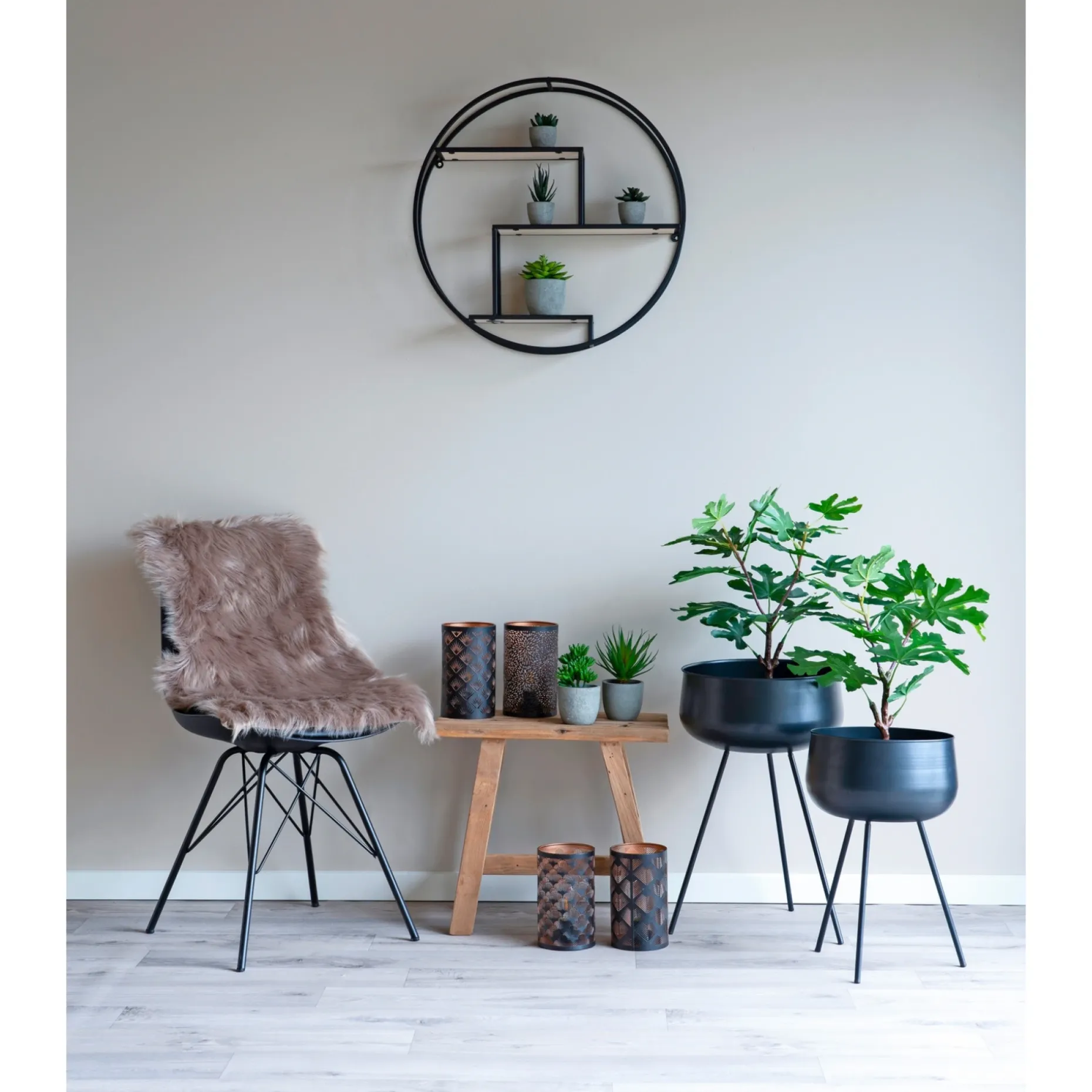 BOLIGINTERIØR SOFIE BÆNK TEAK 25 X 50 CM