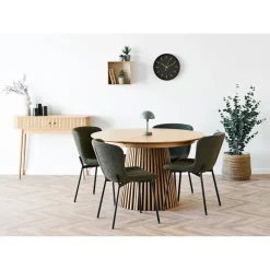 BOLIGINTERIØR STINE KONSOLBORD NATUR 80 X 100 X 100 CM