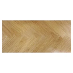 BOLIGINTERIØR TILLÆGSPLADESÆT SILDEBENSMØNSTER NATUR 90 X 44 CM