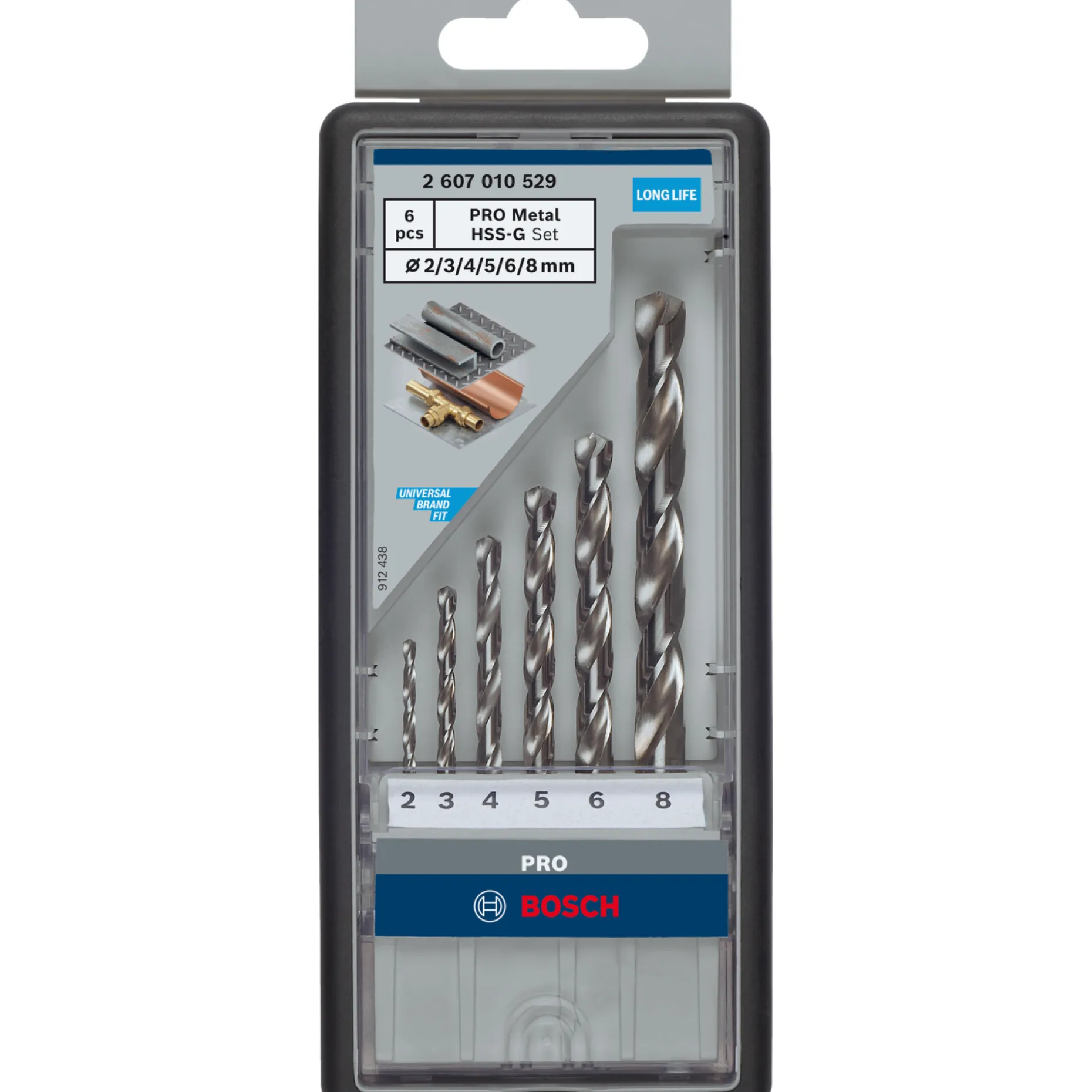 BOSCH 2607010529 METALBORSÆT 6 STK