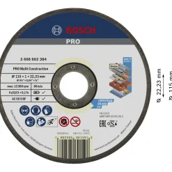 BOSCH ACS 60 V BF SKÆRESKIVE 115MM 1 STK