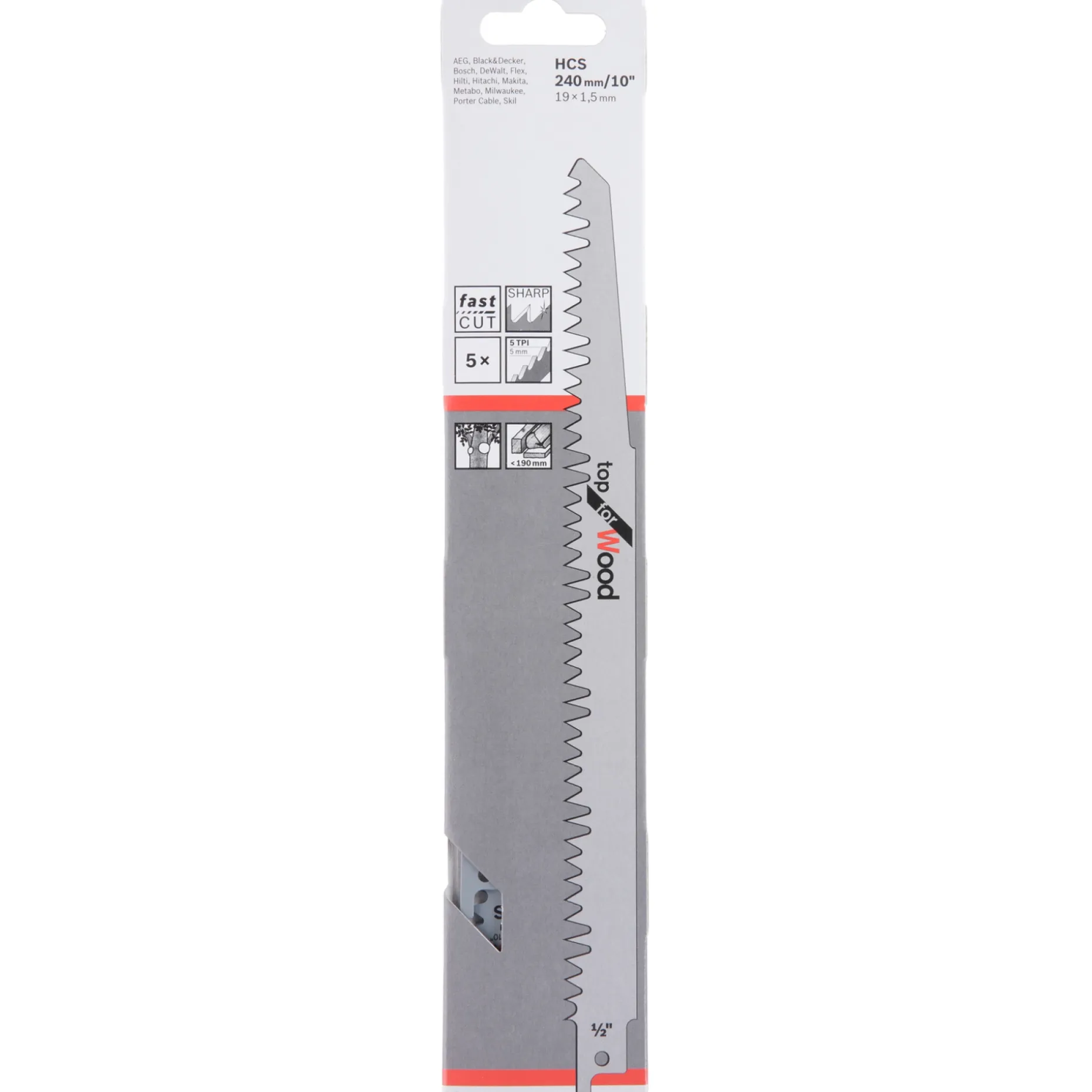 BOSCH BOSCH S1531L BAJONETSAVKLINGE 5 STK