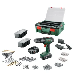 BOSCH UNIVERSAL IMPACT 18V SLAGBOREMASKINE AKKU MED BATTERI OG LADER