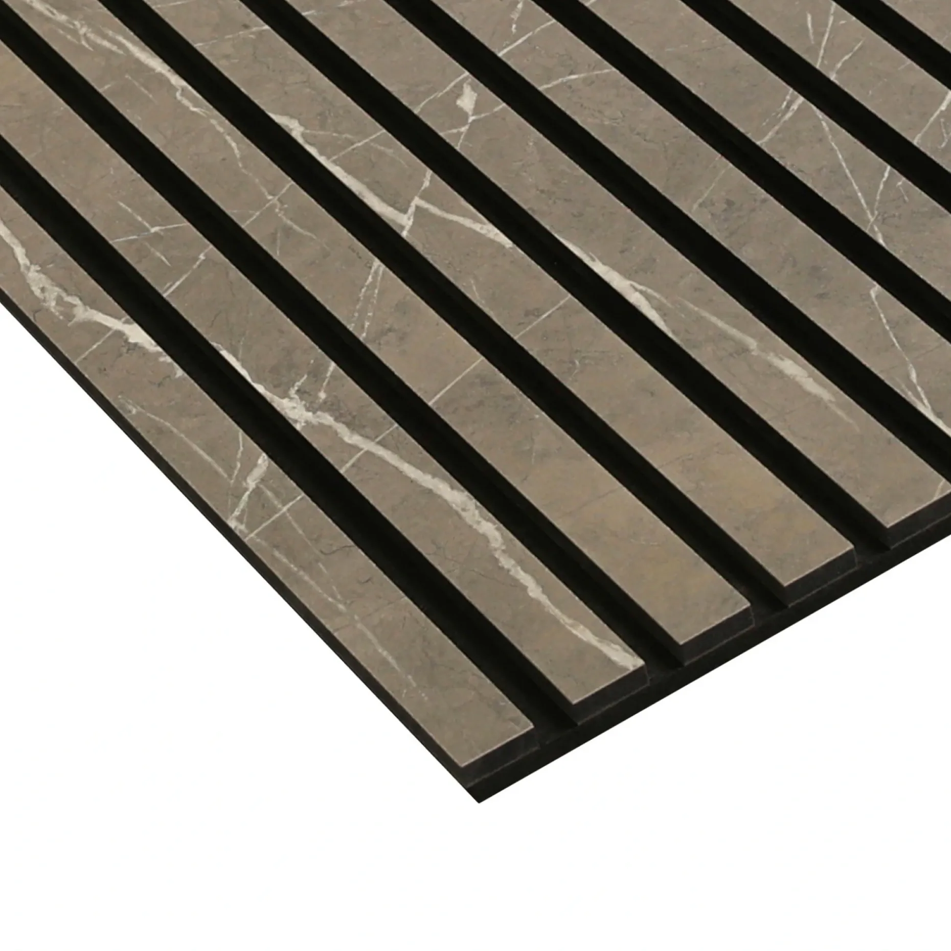 BY VENØ AKUSTIKPANEL MARMOR BRUN 20 X 600 X 2400 MM