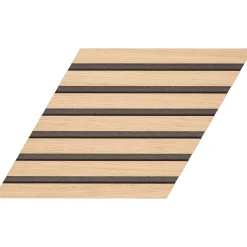 BY VENØ RHOMBE DEKORATIONSPANEL UBEHANDLET EG 10 X 267 X 460 MM