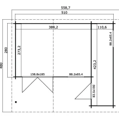 BYGNORDIC FENJA HYTTE 21,3 M2