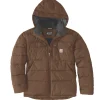 CARHARTT MONTANA LOOSE FIT INSULATED JACKET VINTERJAKKE L RED DUCK