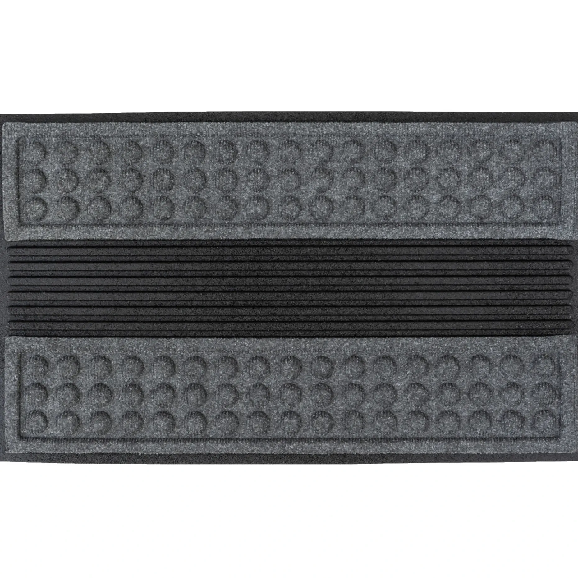 CLEAN CARPET CLEAN ECO RASPADOR SMUDSMÅTTE 45X75 GRÅ / SORT