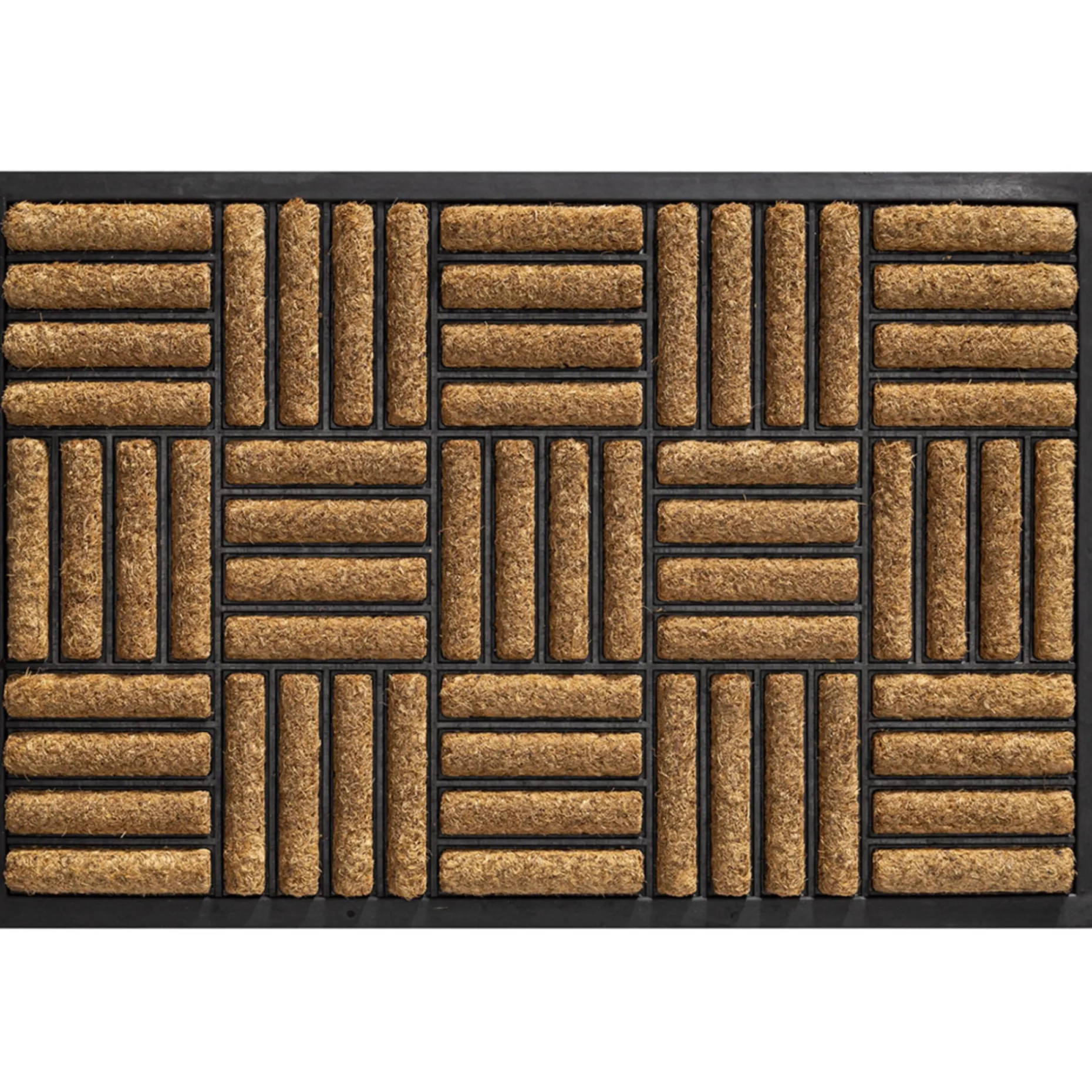CLEAN CARPET GUMMIMÅTTE DØRMÅTTE 40X60 NATUR/SORT