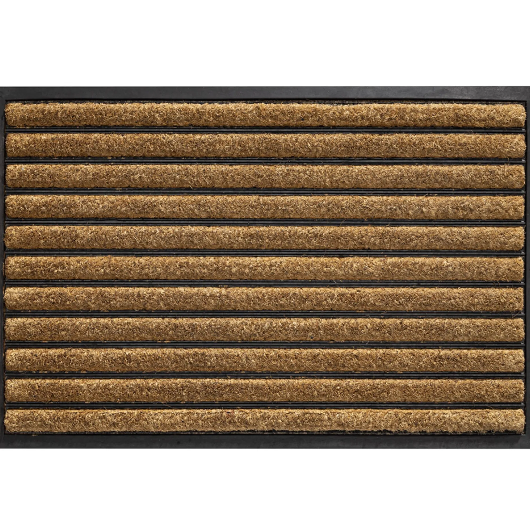 CLEAN CARPET GUMMIMÅTTE DØRMÅTTE 40X60 NATUR/SORT