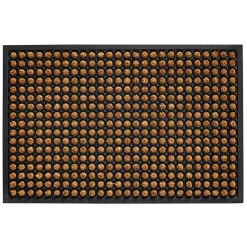 CLEAN CARPET RUBCO DØRMÅTTE 40 X 60 CM SORT/NATUR