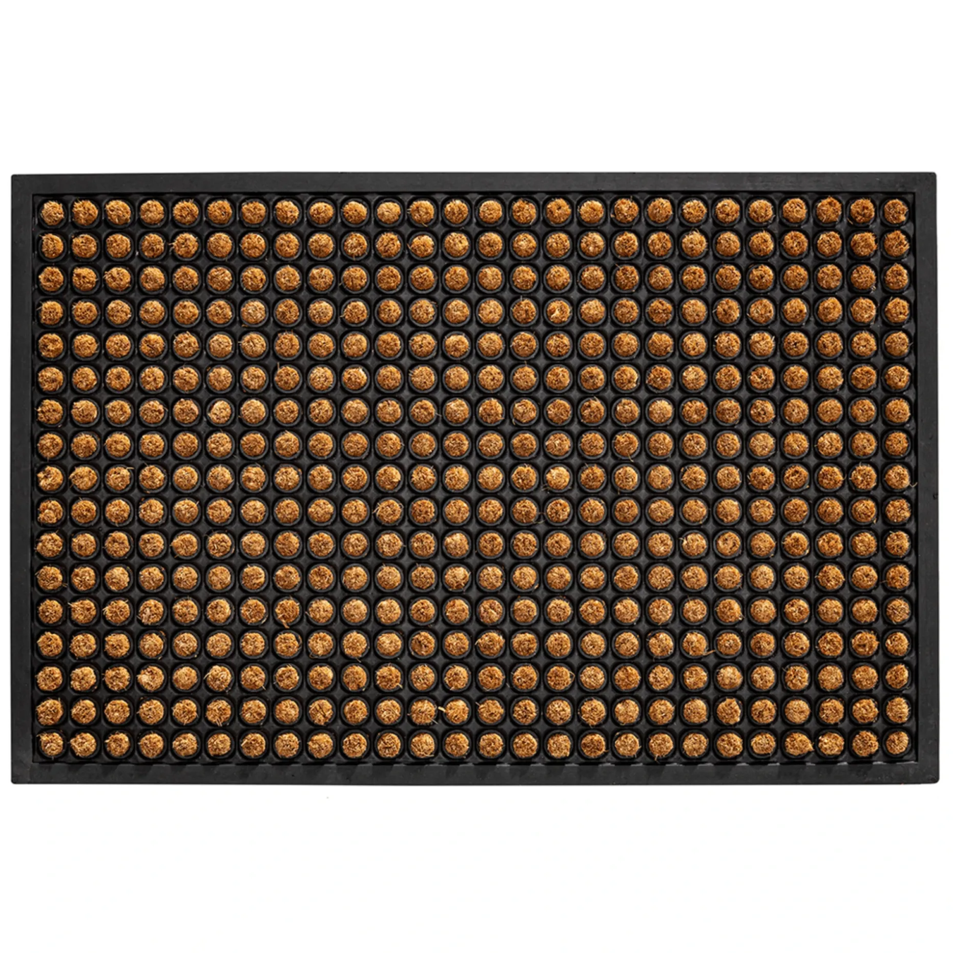 CLEAN CARPET RUBCO DØRMÅTTE 40 X 60 CM SORT/NATUR