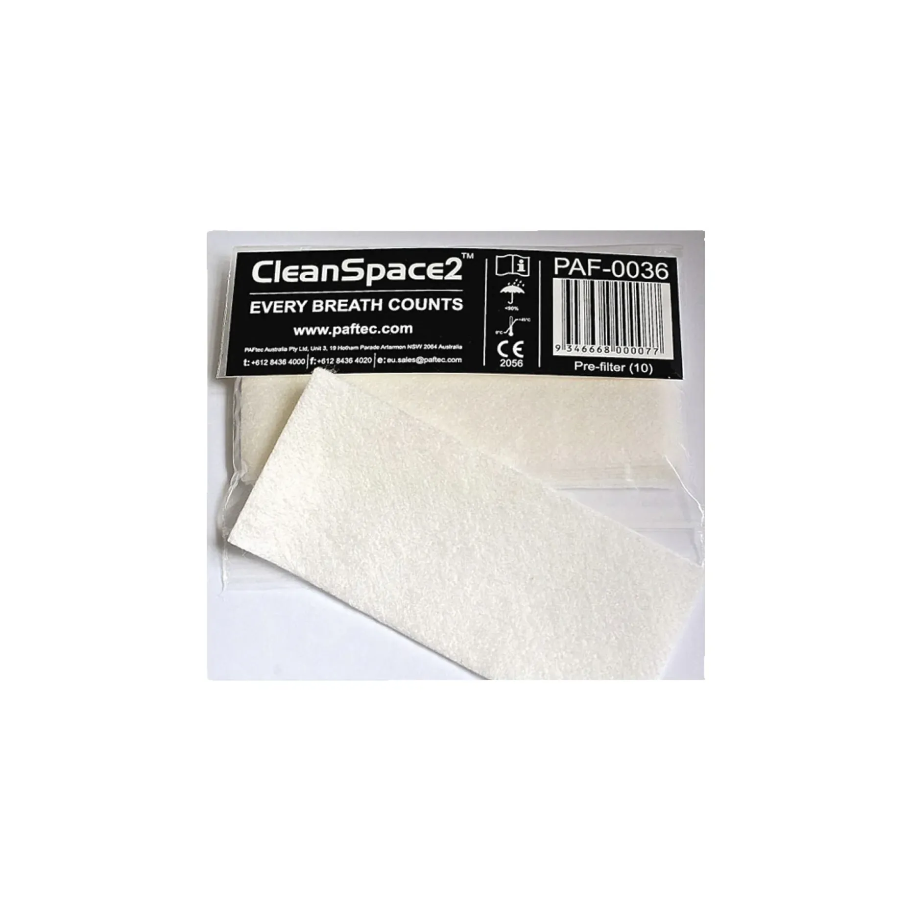 CLEANSPACE GROV FILTER 10 STK