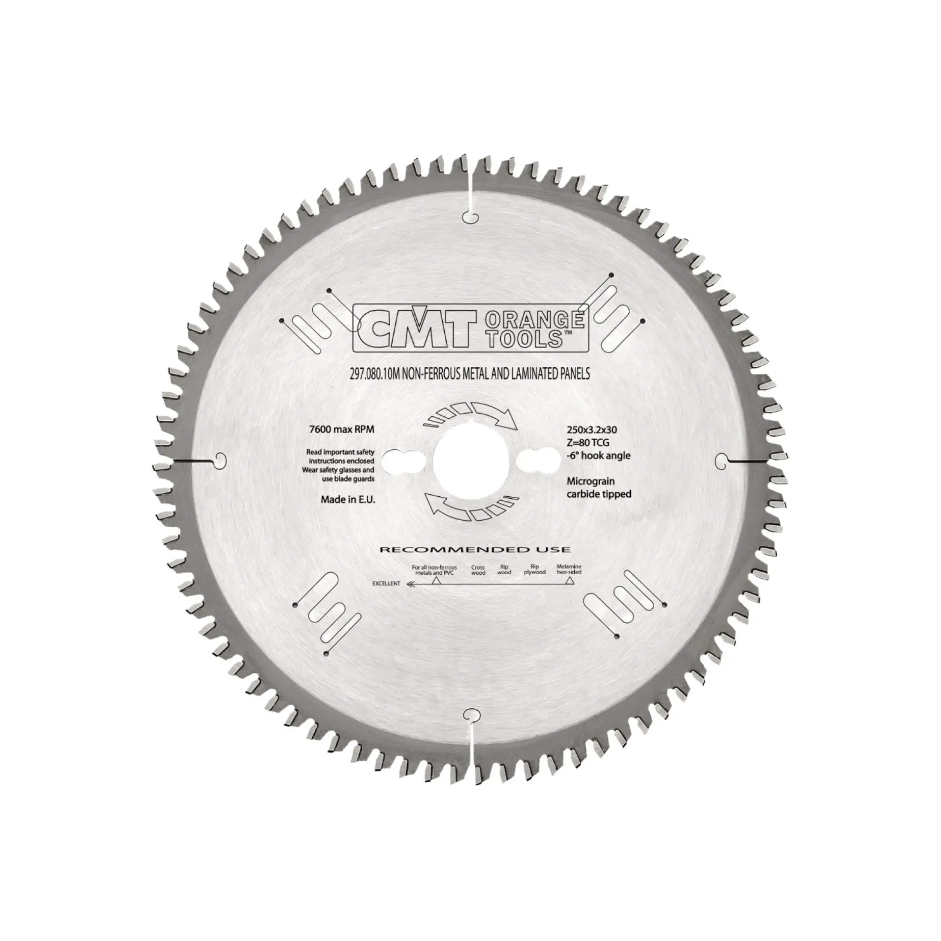 CMT Z80 NEG RUNDSAVKLINGE 250X3,2X30 MM