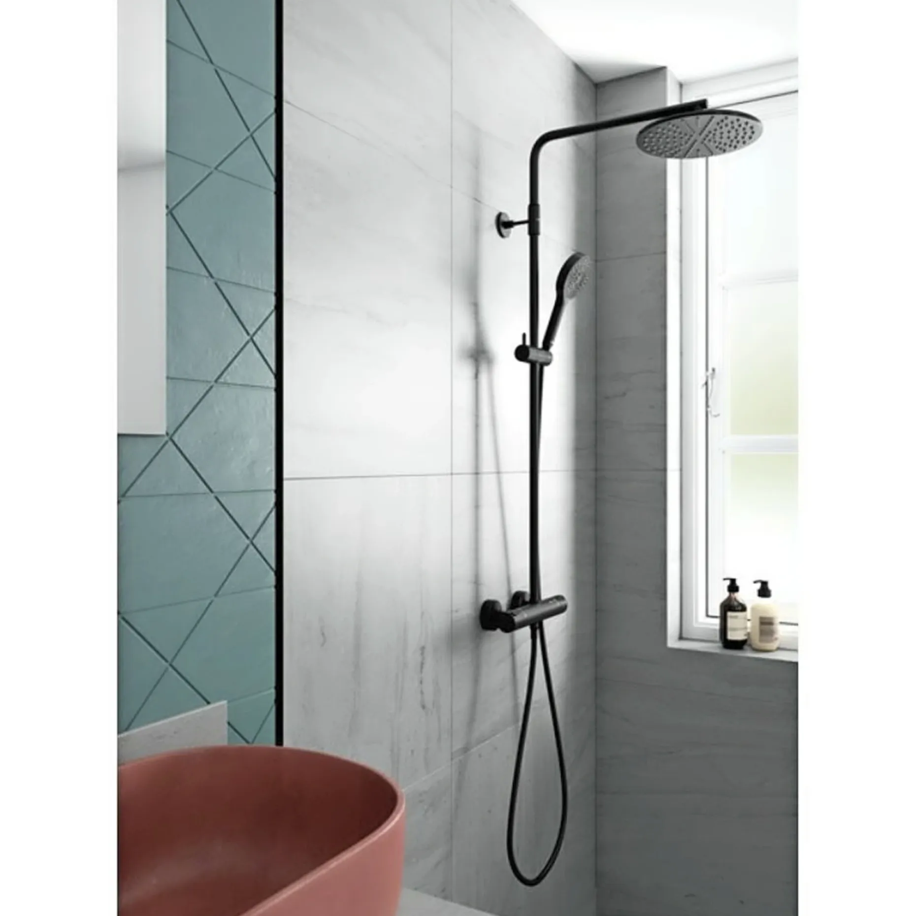 DAMIXA SILHOUET BRUSESYSTEM MAT SORT