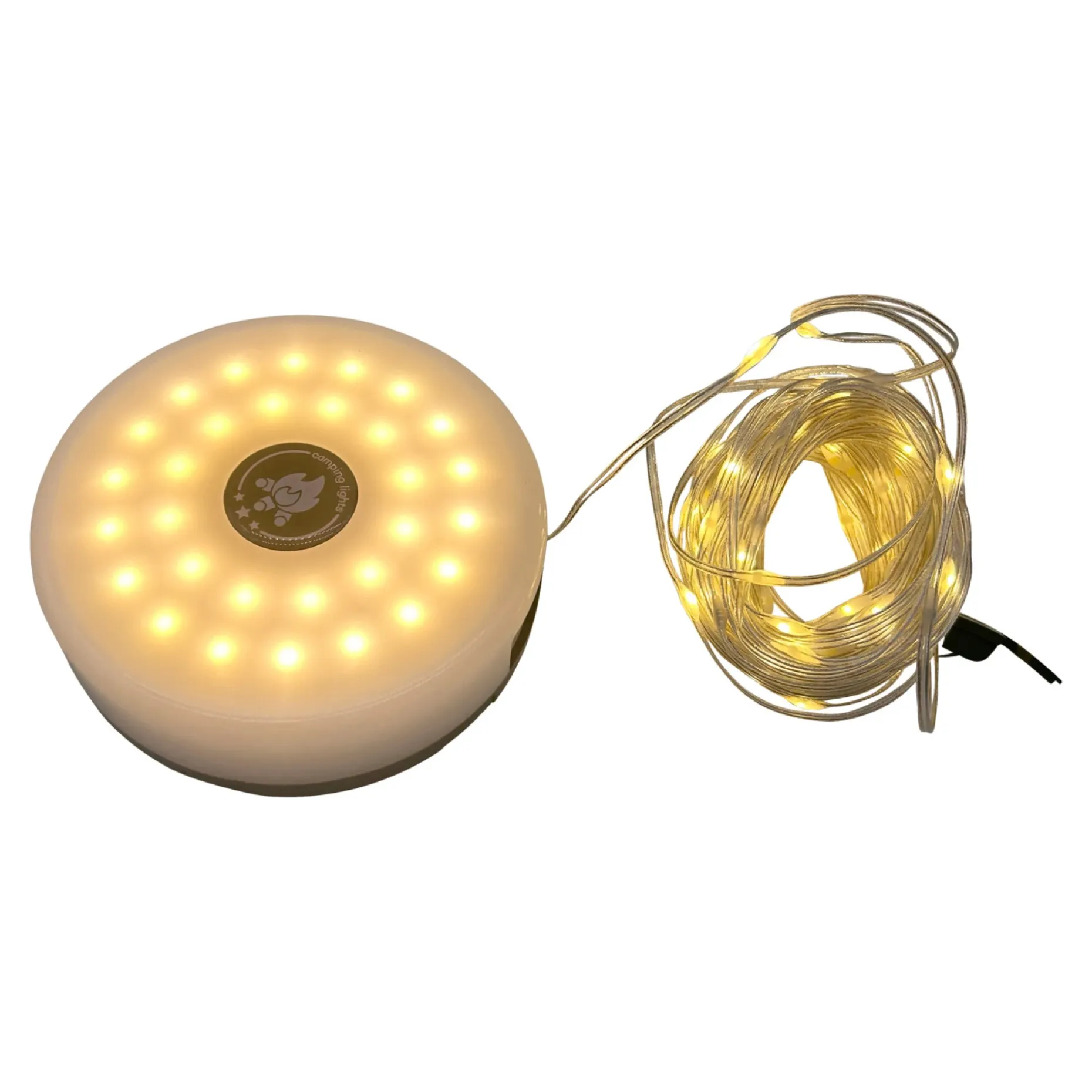 DET GAMLE APOTEK LYSKÆDE 100 LED I STRIP, 30 LED I LAMPE 11 CM