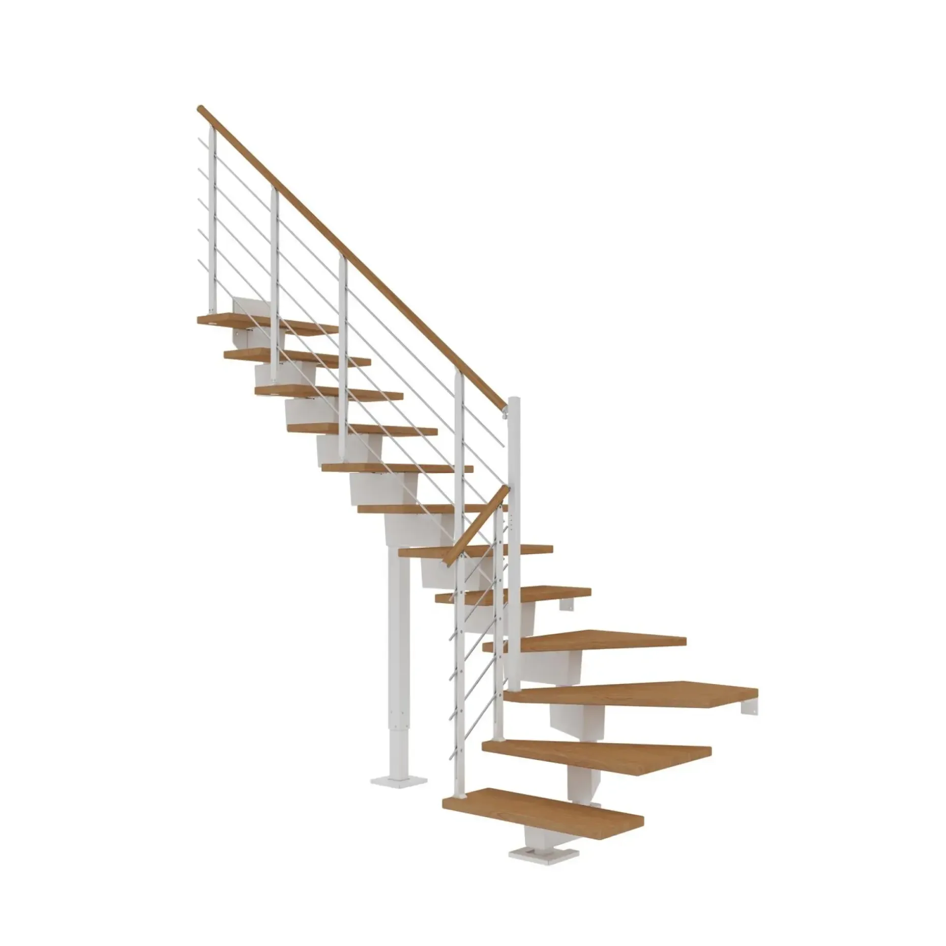 DOLLE DUBAI TRAPPE HVID EG DESIGN 12 TRIN