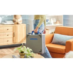DREMEL CS12V-SC1 SAVSTATION INKL. RUNDSAV AKKU 12,0 V MED BATTERI