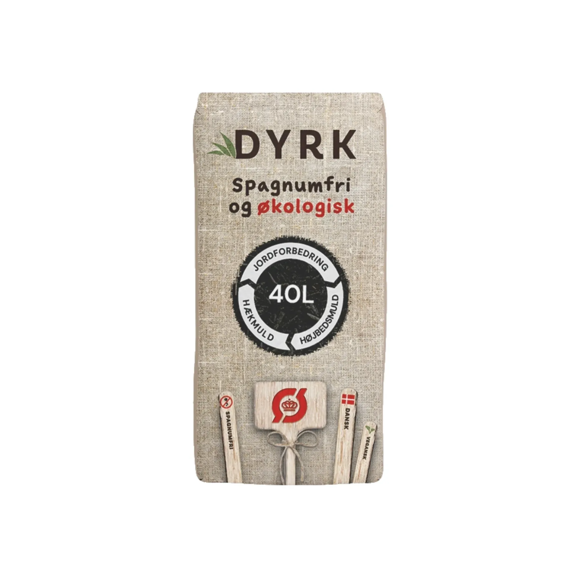 DYRK ØKOLOGÍSK OG SPAGNUMFRI JORDFORBEDRING 40 L