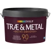 DYRUP 90 EKSTRA DÆKKENDE TRÆ- OG METALMALING 2,25 L HVID