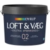 DYRUP 02 EKSTRA SPÆRRENDE VÆG- OG LOFTMALING 4,5 L HVID
