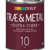 DYRUP 10 EKSTRA STÆRK TRÆ- OG METALMALING 1 L HVID